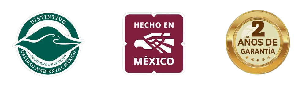 Distintivos de calidad DCAM y Hecho en México