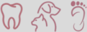 iconos odontología, veterinaria, podología